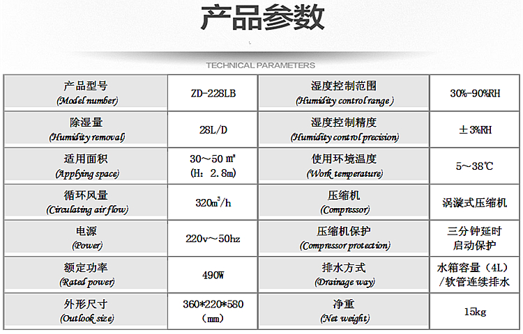 家用除濕機(jī)