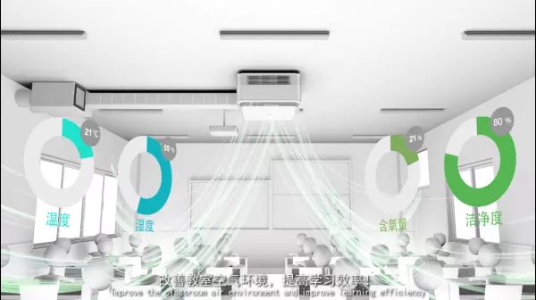 學(xué)校新風(fēng)除濕機(jī)