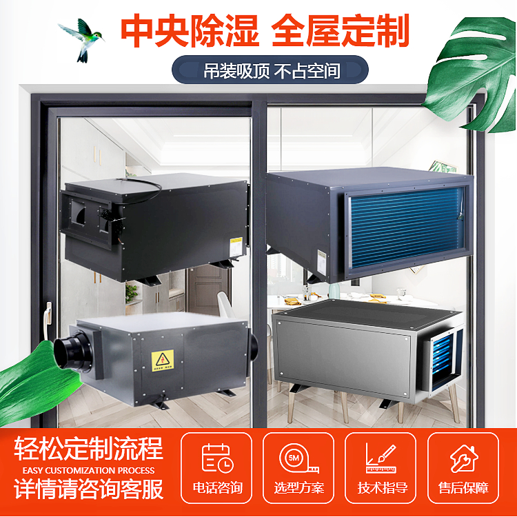 別墅吊頂式全屋除濕機