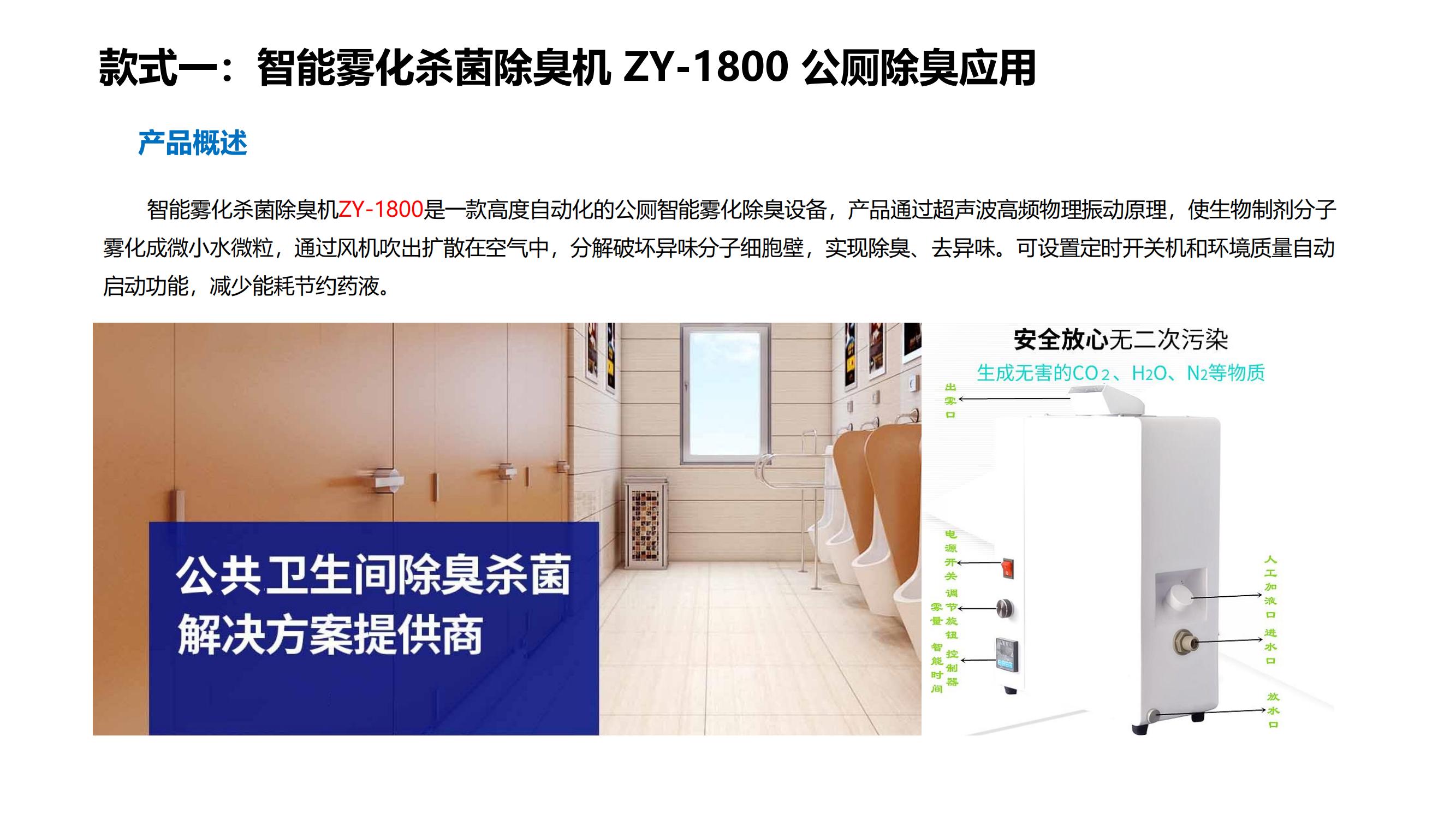 智能公廁除臭機